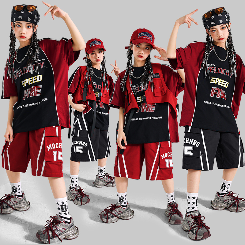 Street Fashion Vest - Teenage Fashion Hiphop Jazz Dance Costumes