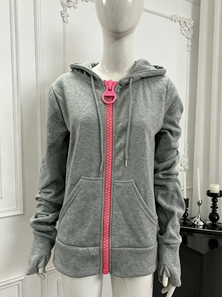 Retro Y2K Black Slim Fit Cropp – Street Fashion Zip Up Hoodie Bewertung und Preis