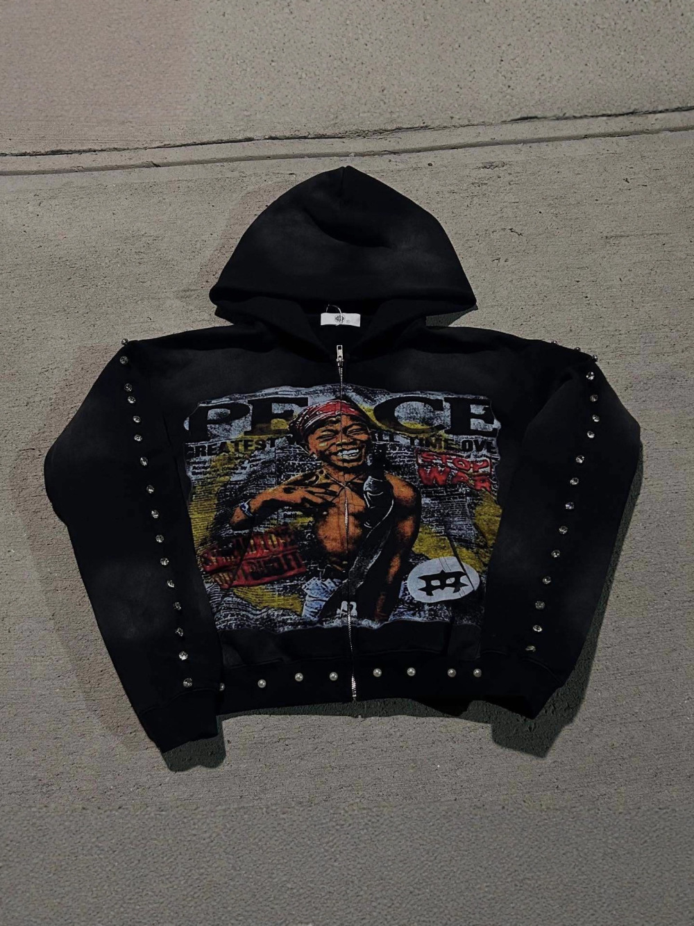 2026 new American hip-hop loos – Street Fashion Zip Up Hoodie Bewertung und Preis