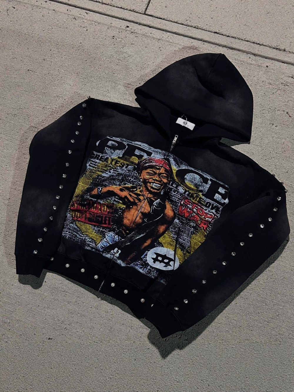 2026 new American hip-hop loos – Street Fashion Zip Up Hoodie Bewertung und Preis