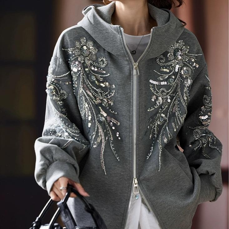 SuperAen Fashion Embroidered F – Street Fashion Zip Up Hoodie Bewertung und Preis