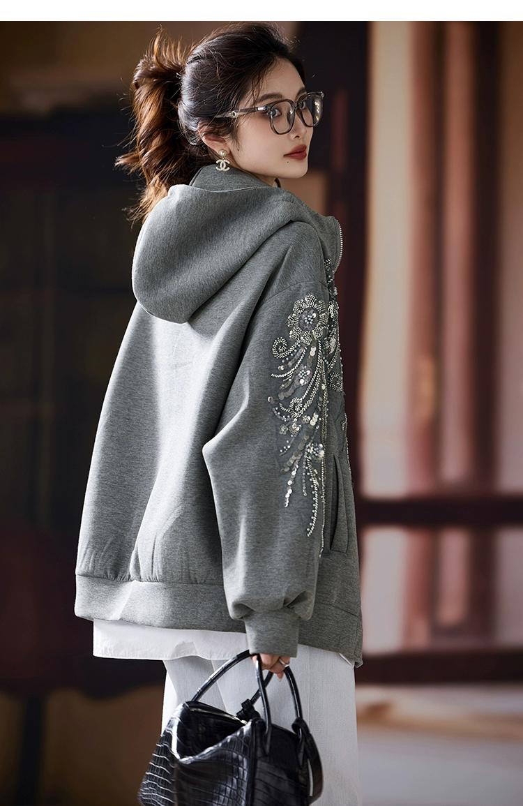 SuperAen Fashion Embroidered F – Street Fashion Zip Up Hoodie Bewertung und Preis