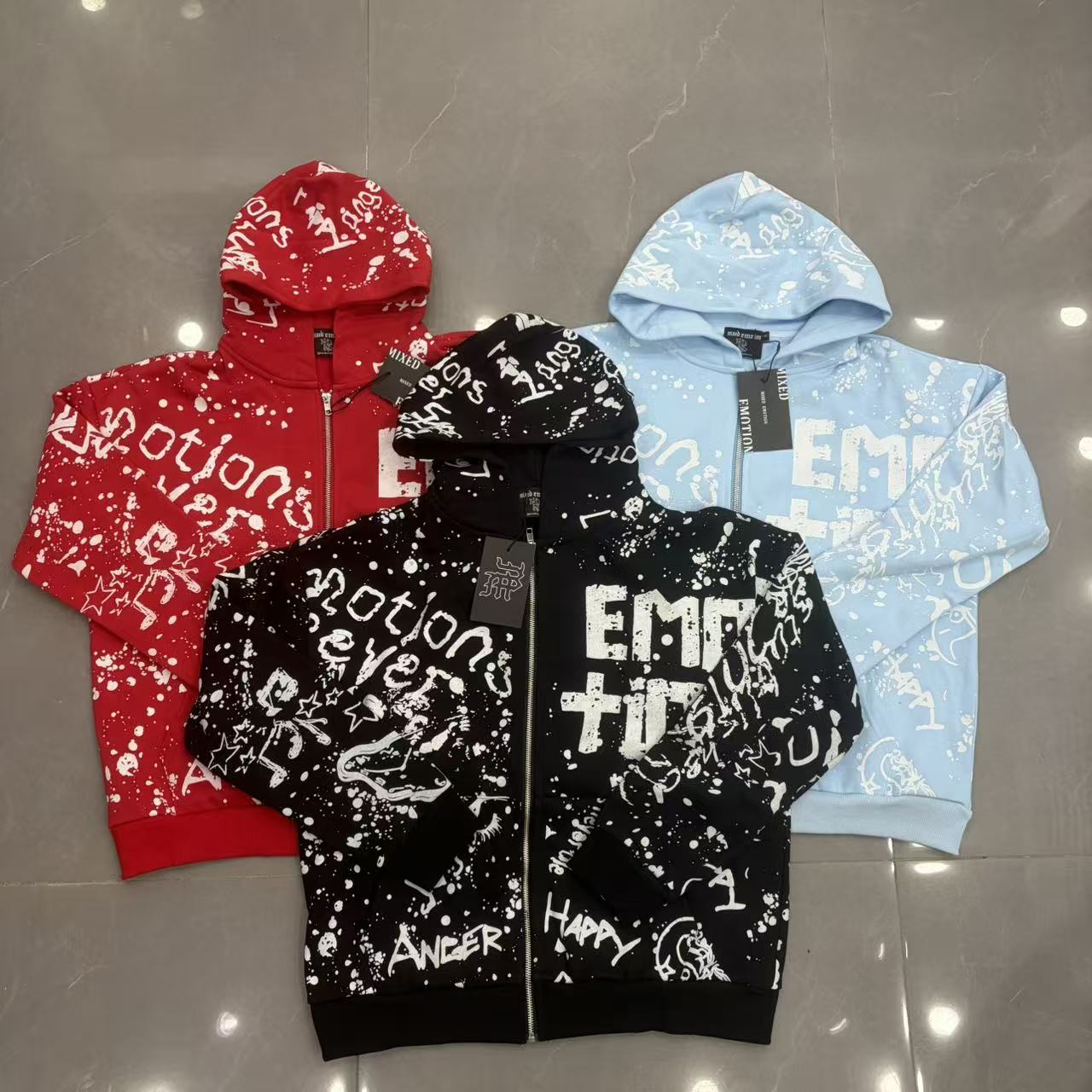 Fashionable Zip-Up Jacket, Hig – Street Fashion Zip Up Hoodie Bewertung und Preis