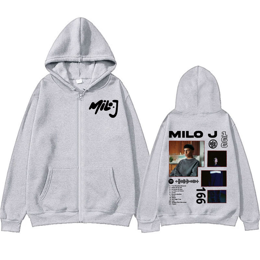 Rapper Milo J 166 Album Tour Z – Street Fashion Zip Up Hoodie Bewertung und Preis