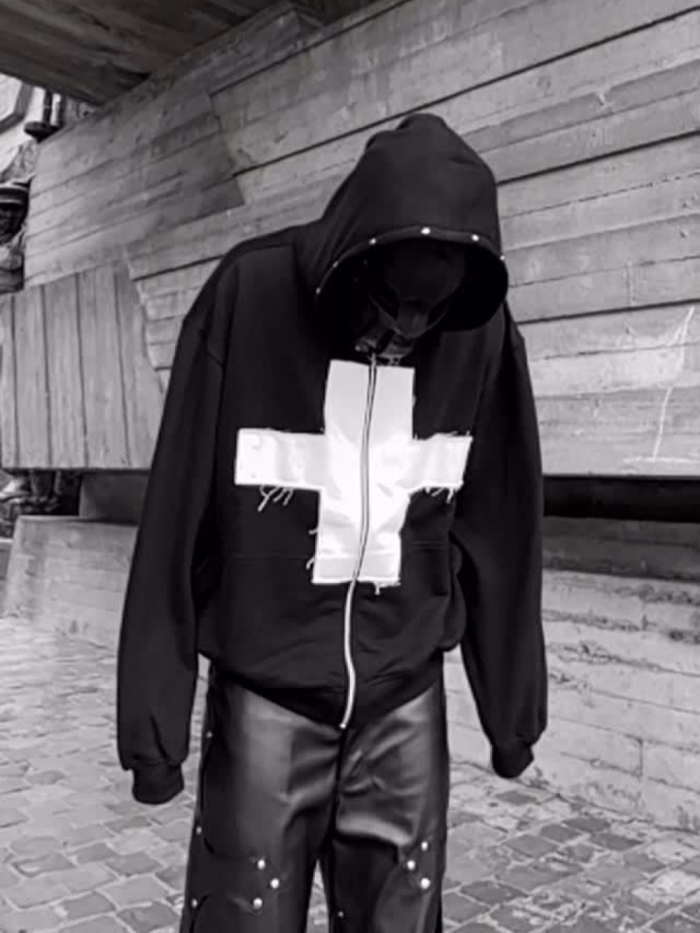 2026 New Y2K Dark Cross Hooded – Street Fashion Zip Up Hoodie Bewertung und Preis