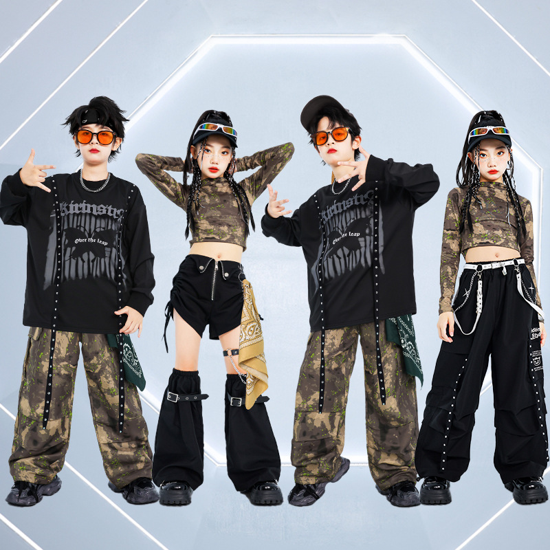 Boys Street Dance Costumes Fas – Street Fashion Outfit Girl Bewertung und Preis