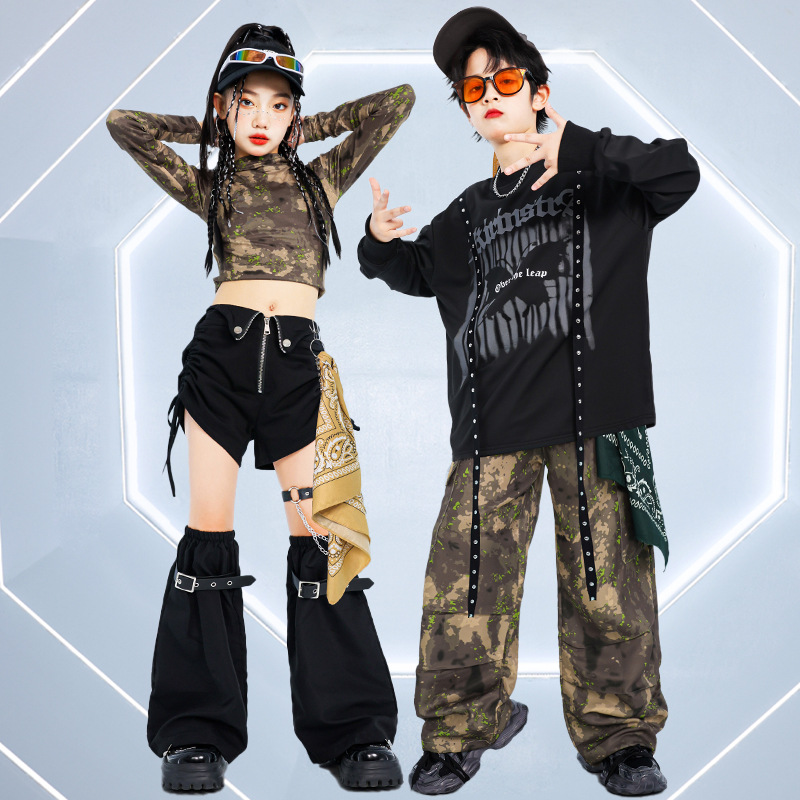 Boys Street Dance Costumes Fas – Street Fashion Outfit Girl Bewertung und Preis