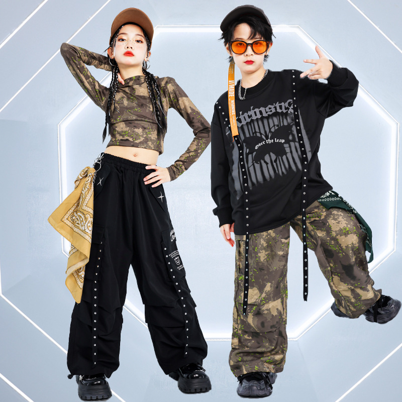 Boys Street Dance Costumes Fas – Street Fashion Outfit Girl Bewertung und Preis