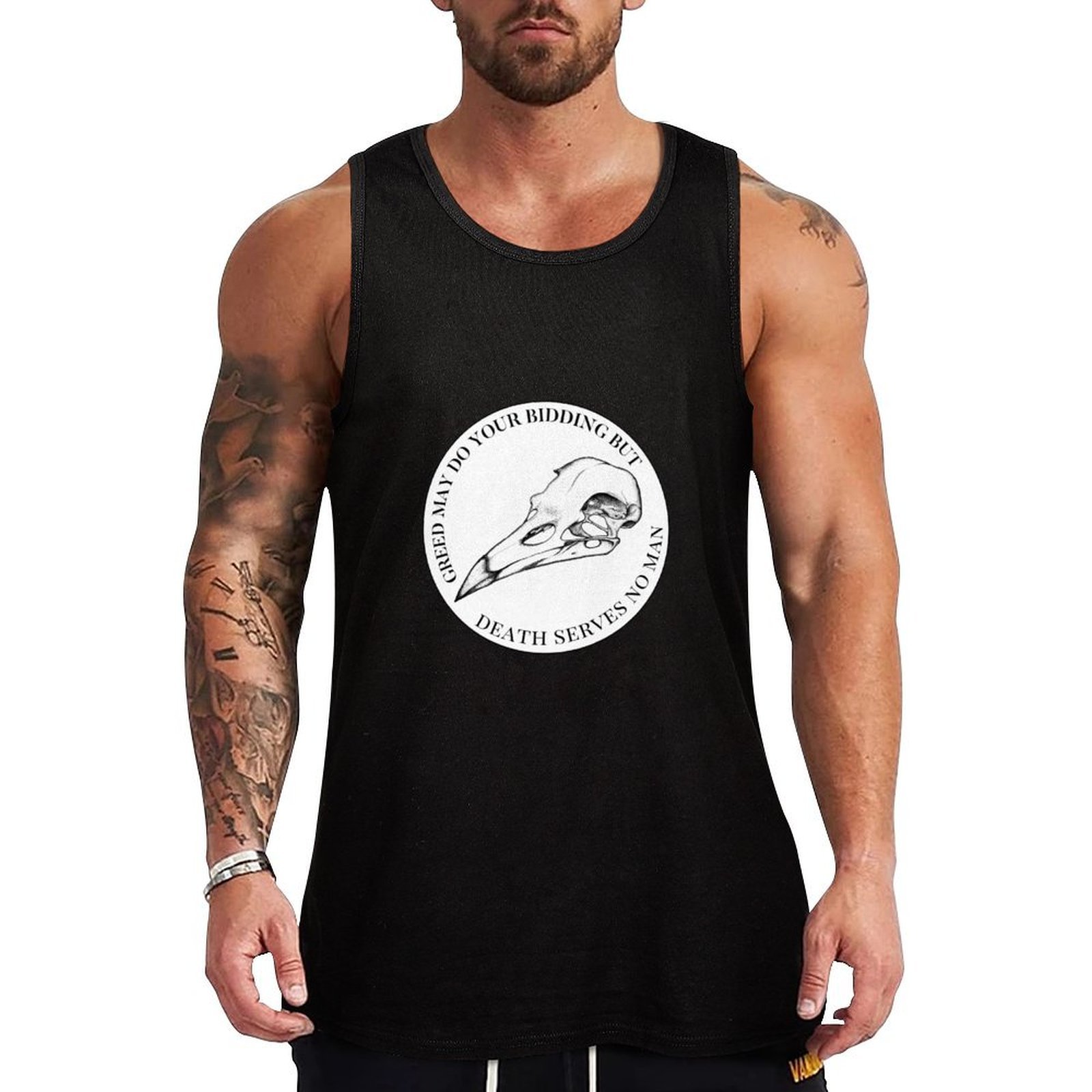 Death Serves No Man Tank Top S – Street Fashion Urban Bewertung und Preis