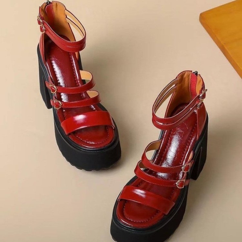 Red Wind High Heels Sandals Wo – Street Fashion Roma Bewertung und Preis