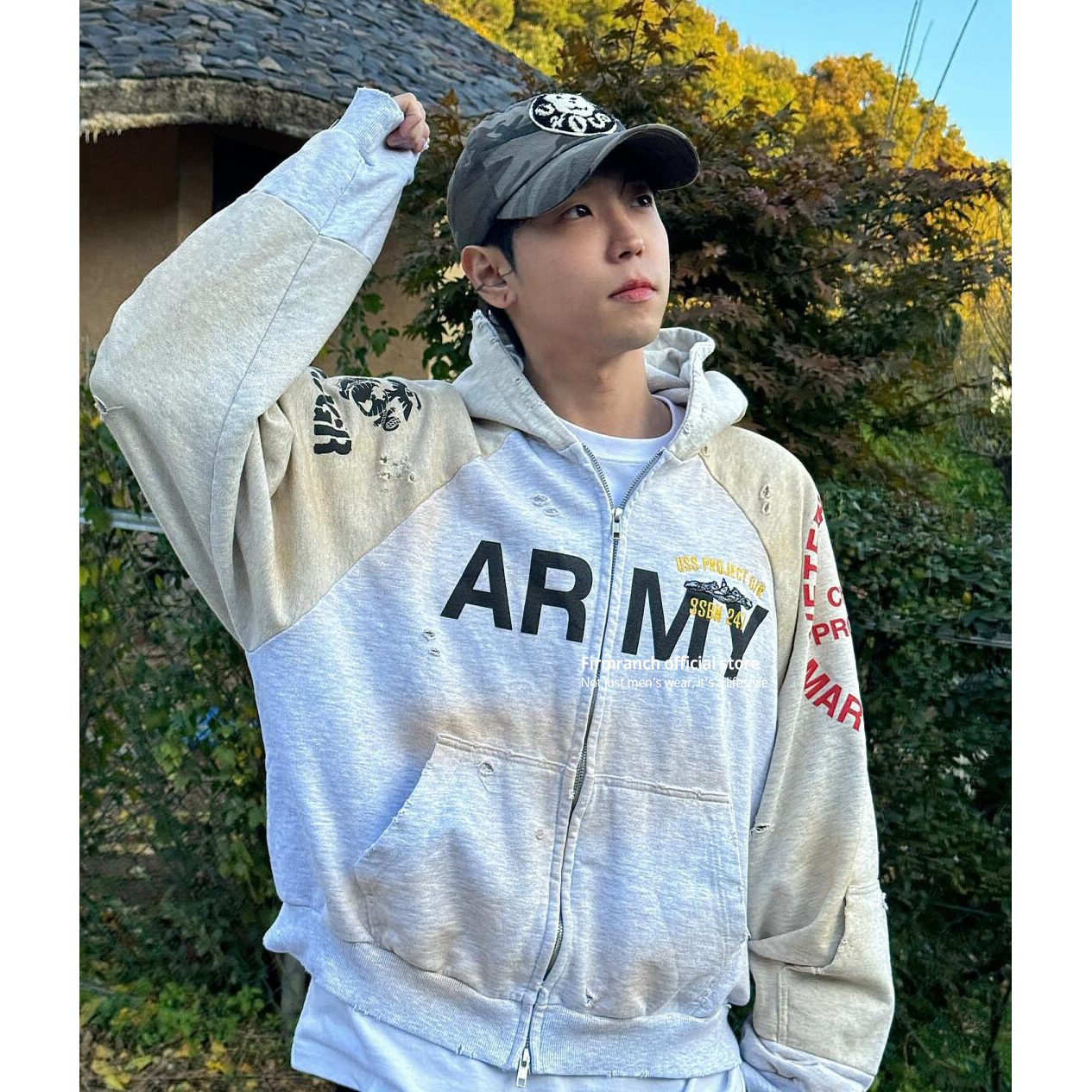 Firmranch Korean Fashion Make  – Street Fashion Zip Up Hoodie Bewertung und Preis