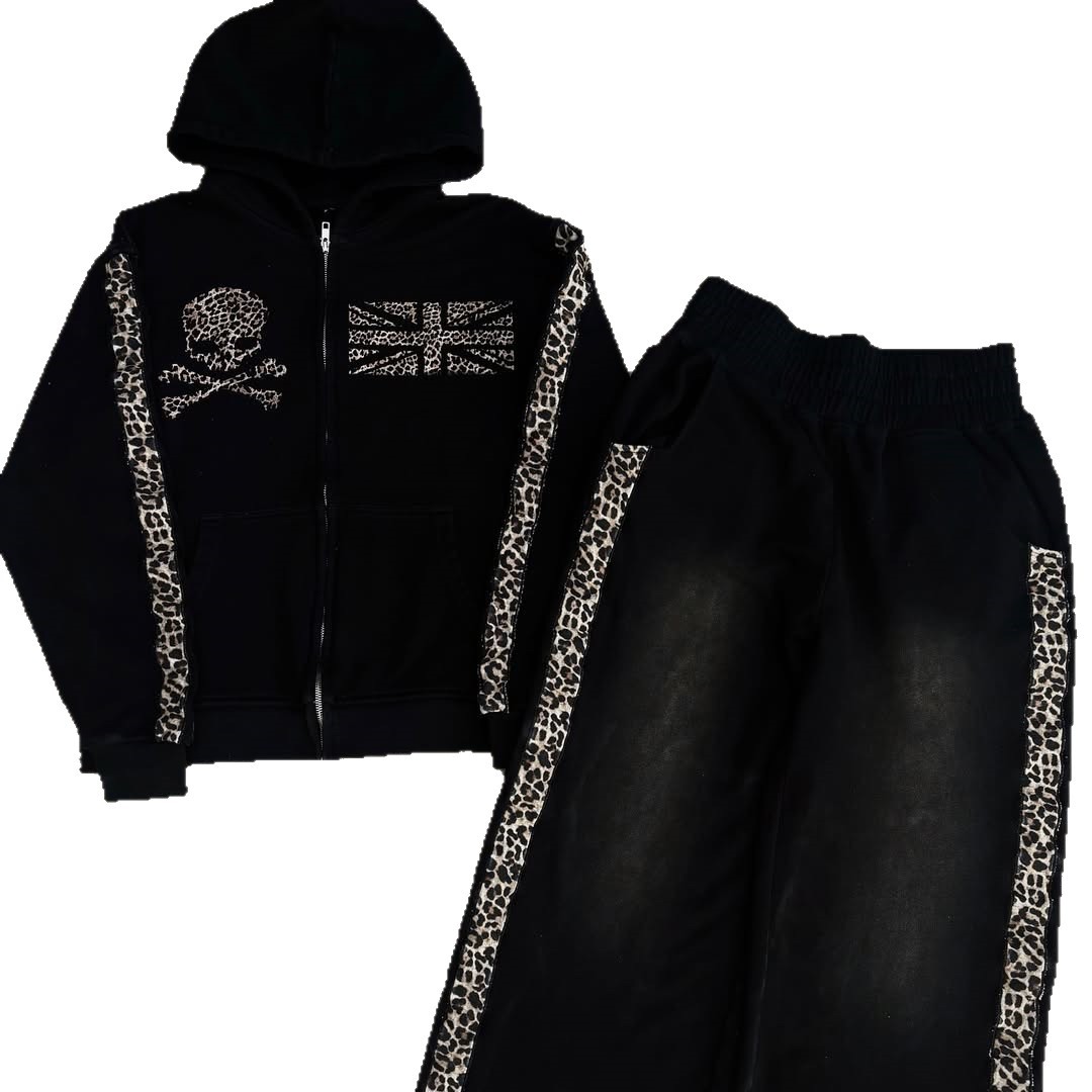 2026 Spring New Leopard Patter – Street Fashion Zip Up Hoodie Bewertung und Preis