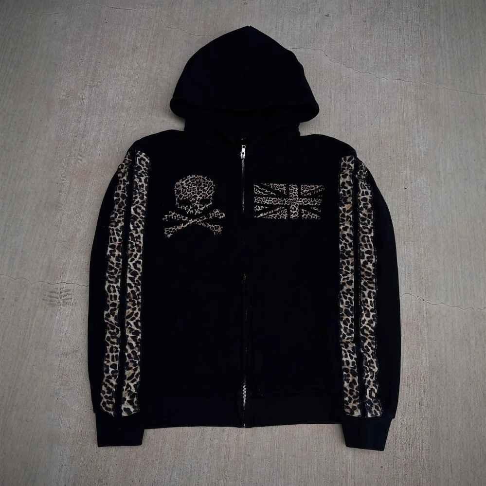 2026 Spring New Leopard Patter – Street Fashion Zip Up Hoodie Bewertung und Preis