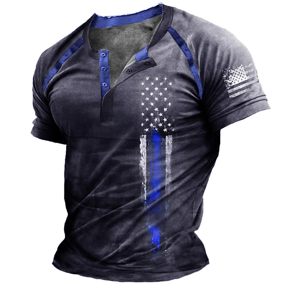 Funny 3D American Flag Print M – Street Fashion Casual Bewertung und Preis