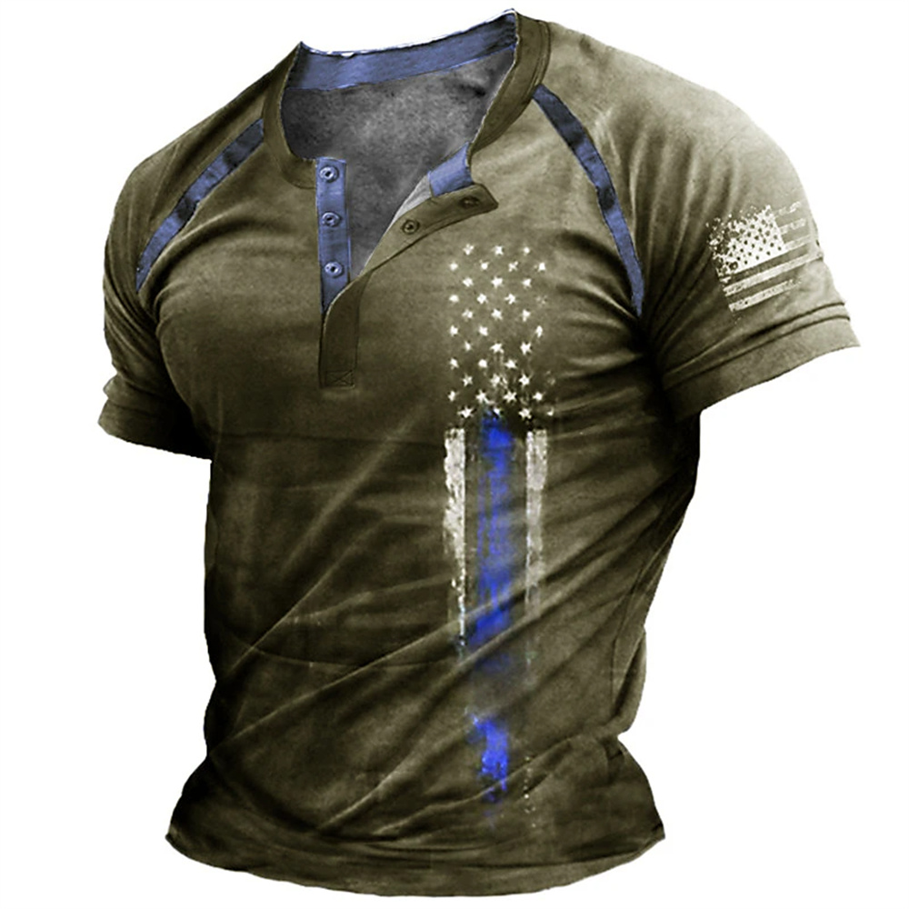 Funny 3D American Flag Print M – Street Fashion Casual Bewertung und Preis