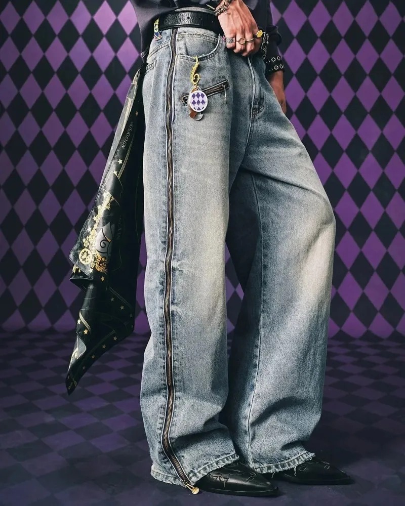 Y2K Streetwear Men Hip Hop Har – Street Fashion Casual Bewertung und Preis