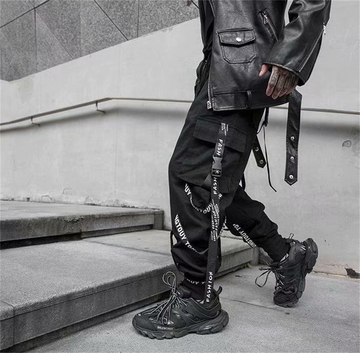 Fashion New Cargo Pants Men Jo – Street Fashion In Japanese Bewertung und Preis