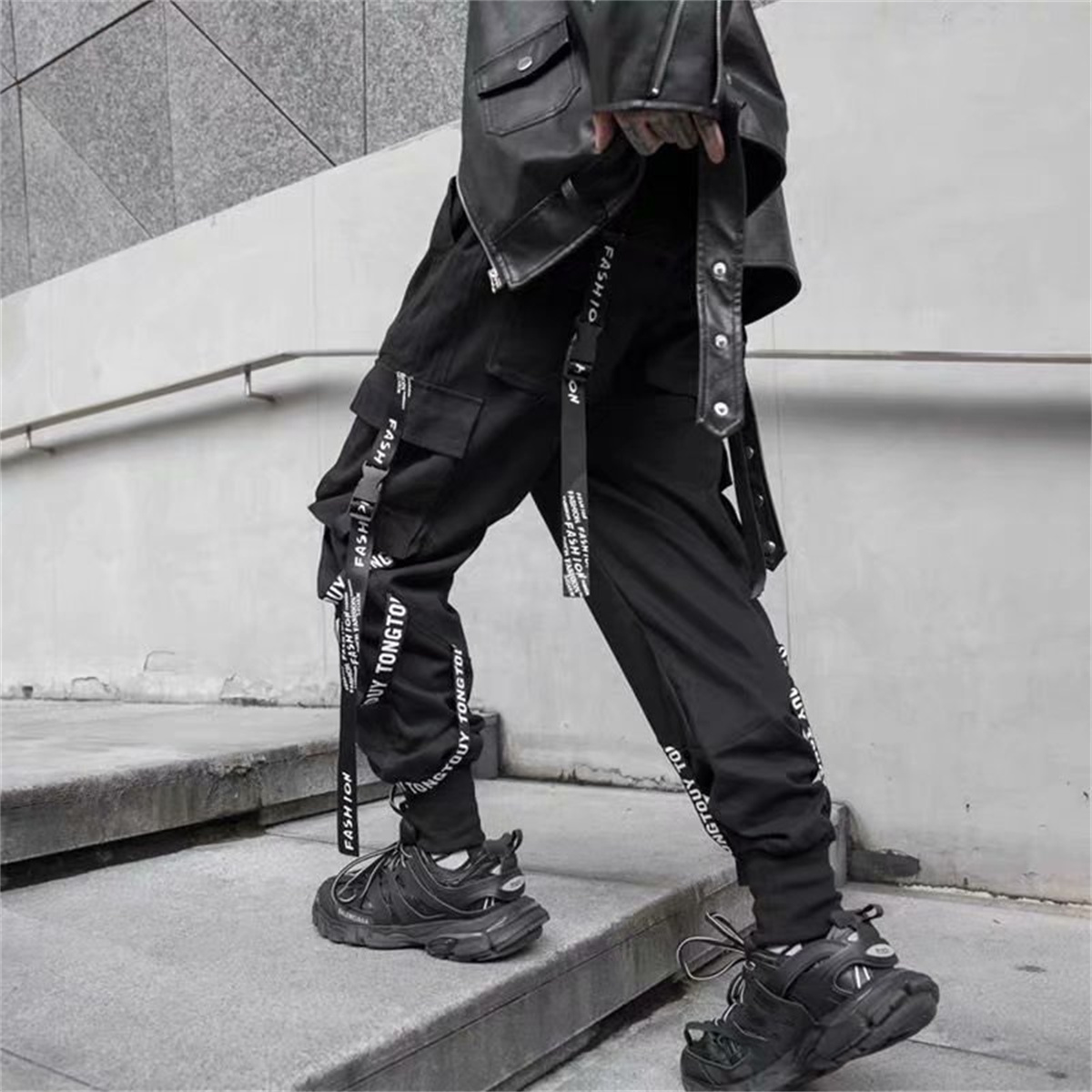 Fashion New Cargo Pants Men Jo – Street Fashion In Japanese Bewertung und Preis