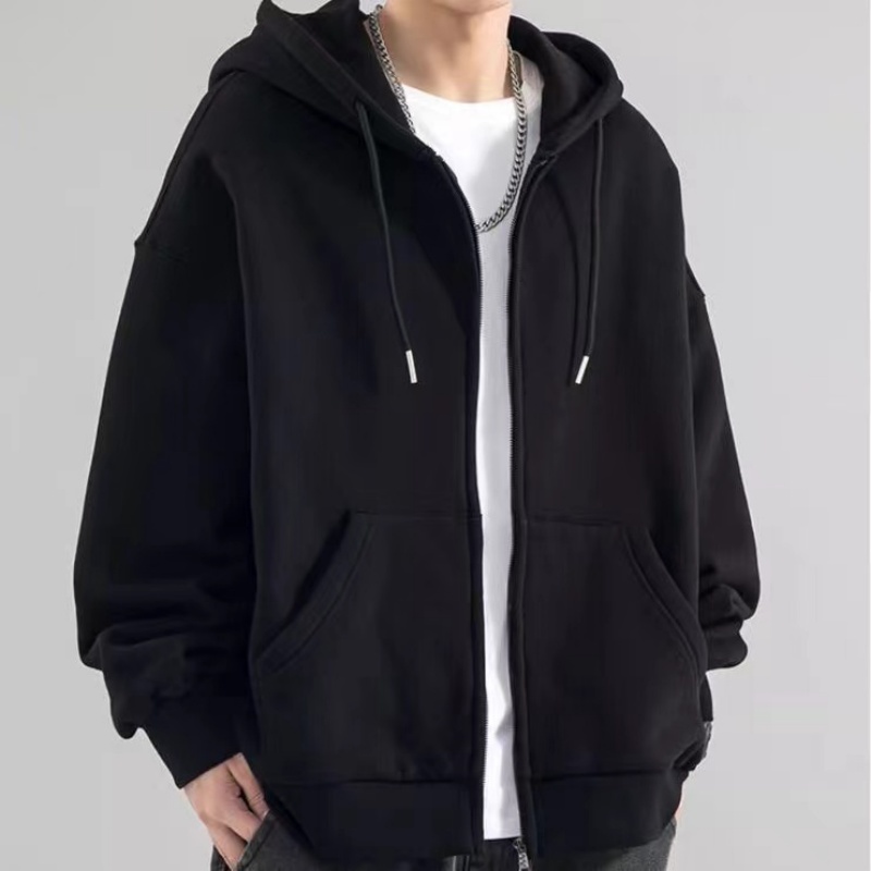Fashion Casual Black Gray Blue – Street Fashion Zip Up Hoodie Bewertung und Preis