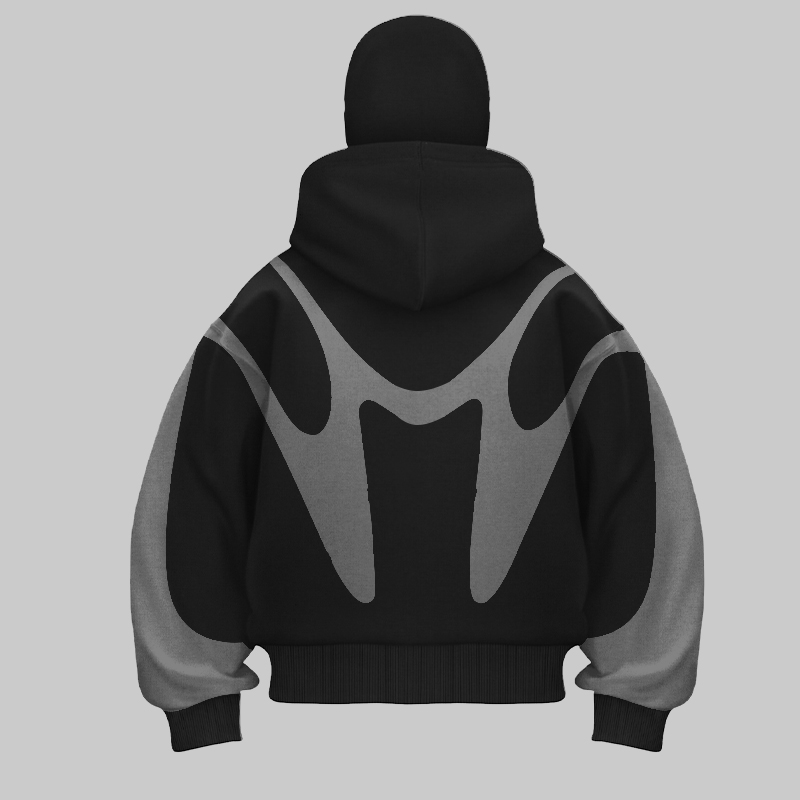 Retro Printed Devil Pattern Do – Street Fashion Zip Up Hoodie Bewertung und Preis