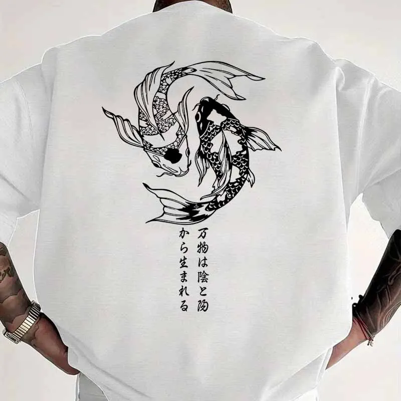Japanese Style Koi Fish Print  – Street Fashion In Japanese Bewertung und Preis