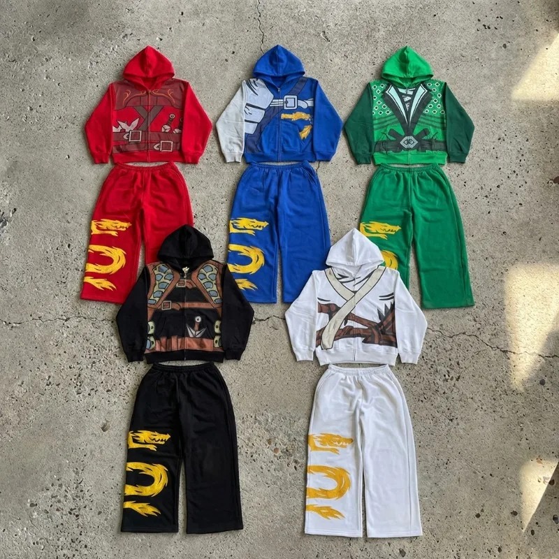 Ninja Warrior Armor Hoodie Set – Street Fashion Casual Bewertung und Preis