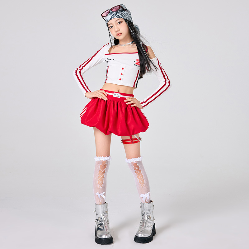 Girls Hip Hop Clothes White To – Street Fashion Outfit Girl Bewertung und Preis