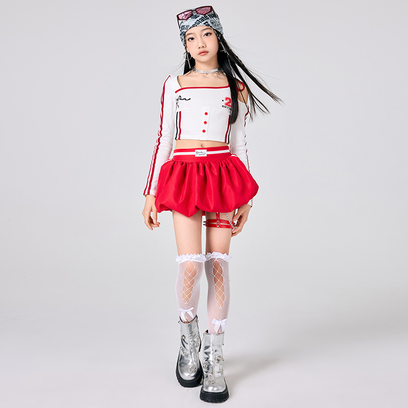 Girls Hip Hop Clothes White To – Street Fashion Outfit Girl Bewertung und Preis