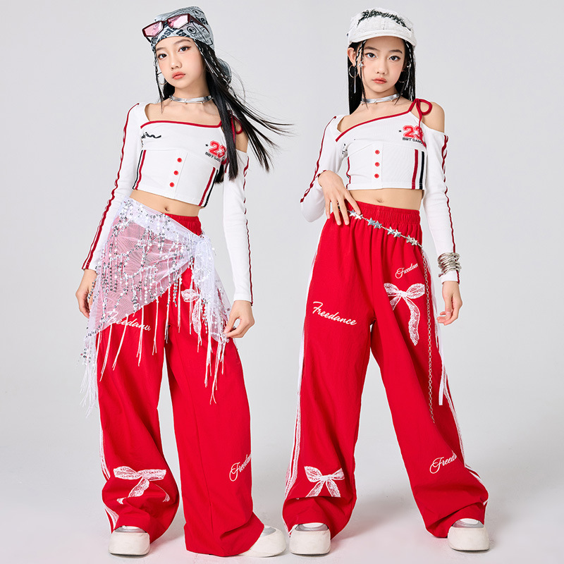 Girls Hip Hop Clothes White To – Street Fashion Outfit Girl Bewertung und Preis