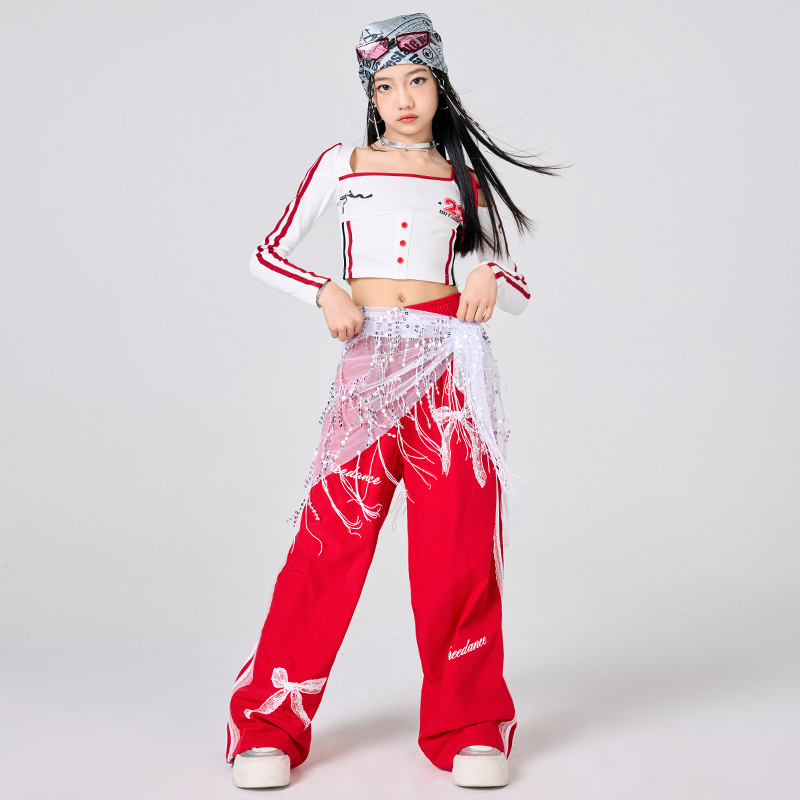Girls Hip Hop Clothes White To – Street Fashion Outfit Girl Bewertung und Preis