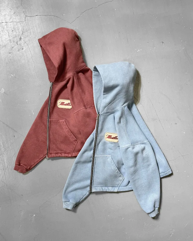 Y2K Fashion New Letter Embroid – Street Fashion Zip Up Hoodie Bewertung und Preis