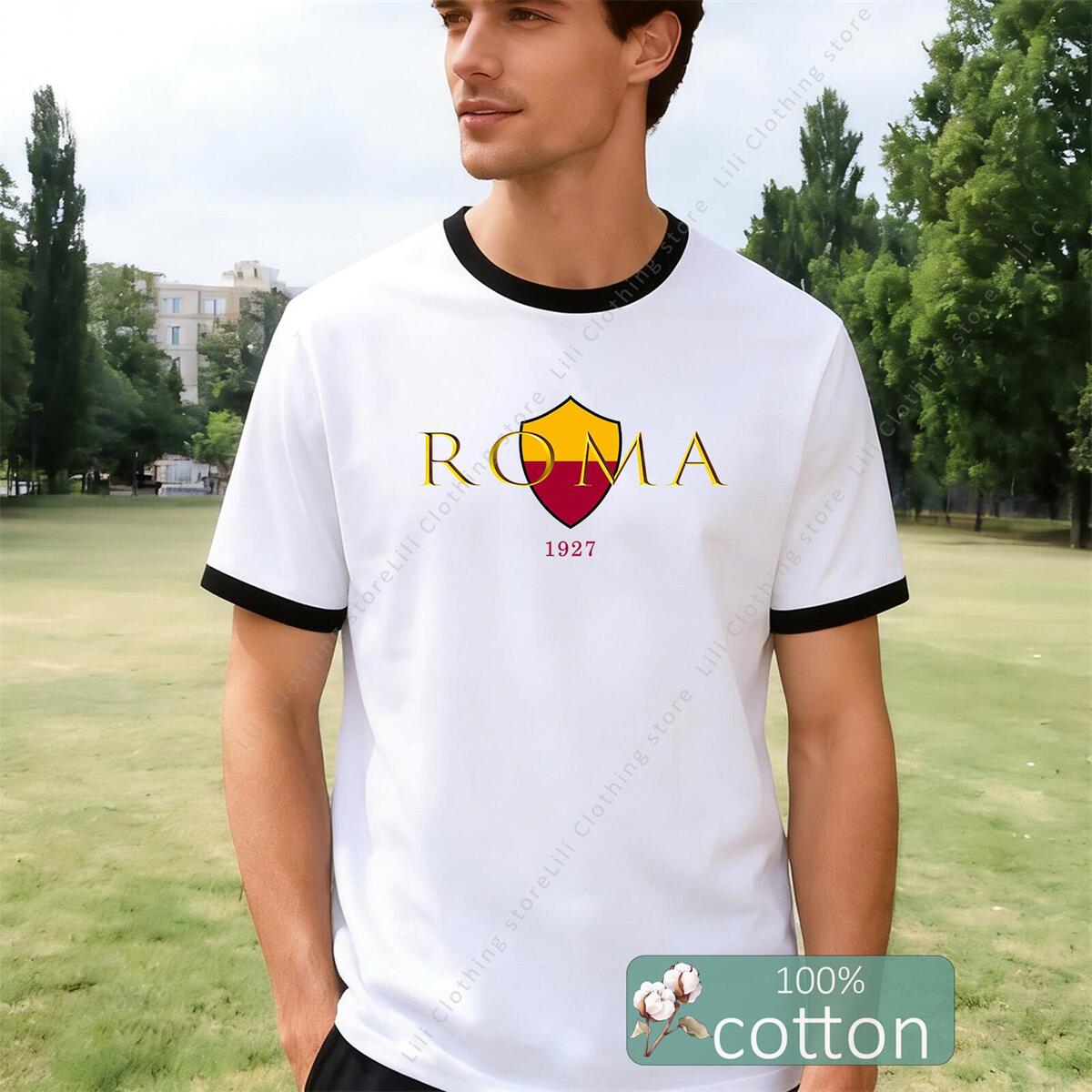 ROMA Letter Graphic Print Men' – Street Fashion Roma Bewertung und Preis
