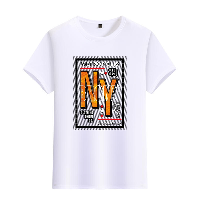 Men's Black Round-Neck Short-S – Street Style New York Fashion Bewertung und Preis