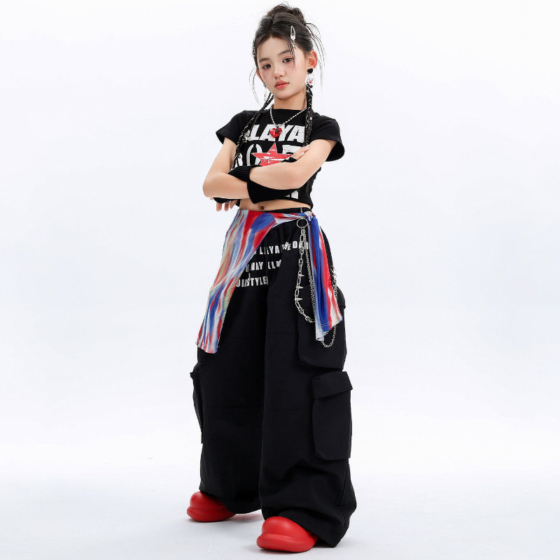 Girls Hip Hop Costume Street D – Street Fashion Outfit Girl Bewertung und Preis