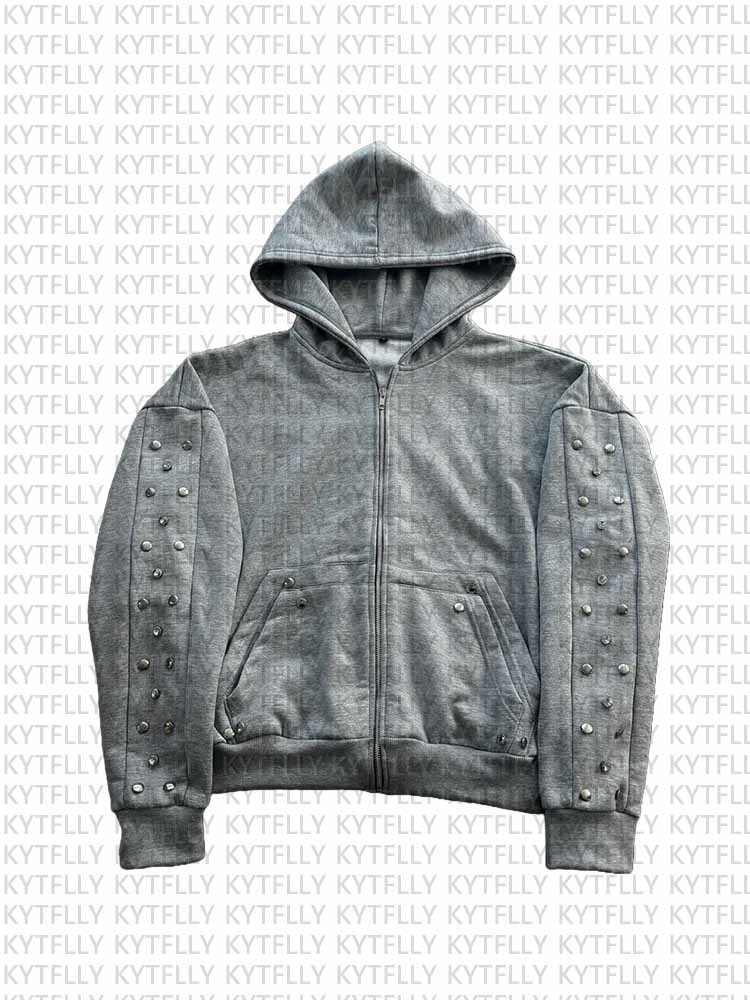 2025 Fall/Winter Fashion Gray  – Street Fashion Zip Up Hoodie Bewertung und Preis