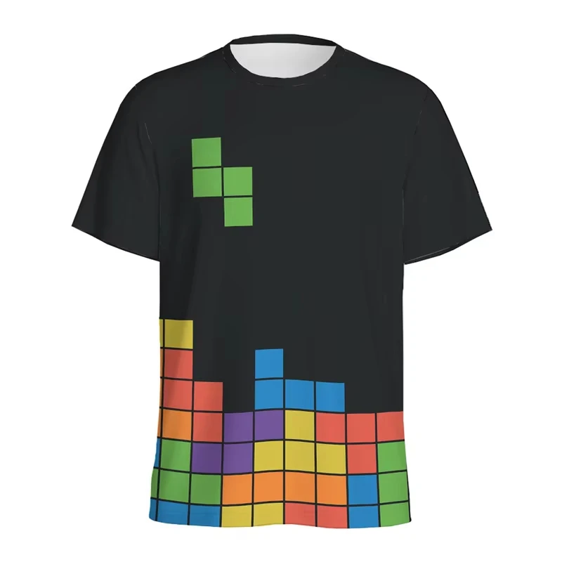 Retro Building Block 3D Printe – Street Fashion Videos Bewertung und Preis