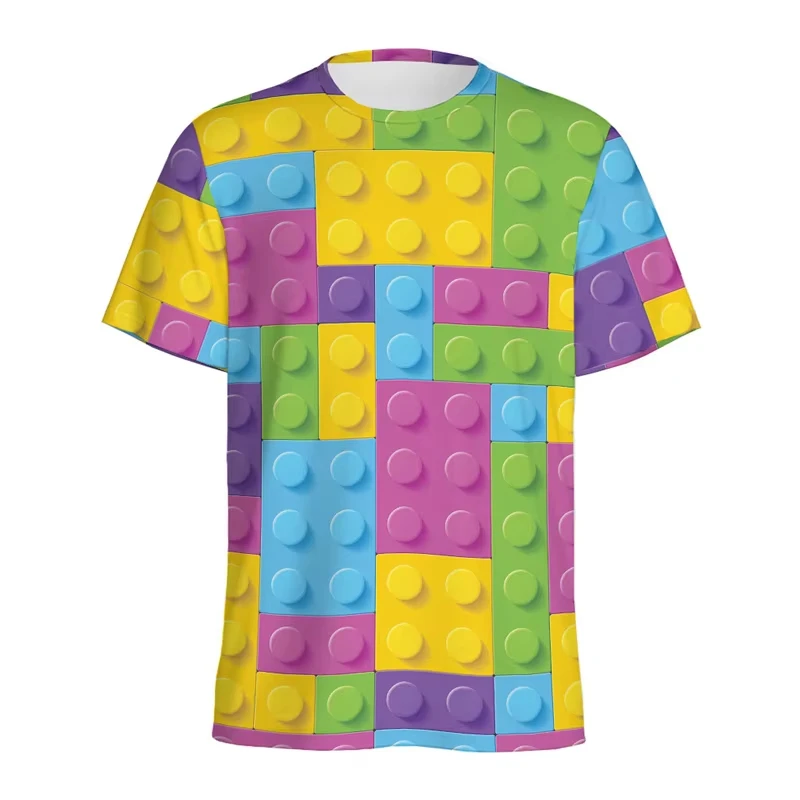 Retro Building Block 3D Printe – Street Fashion Videos Bewertung und Preis
