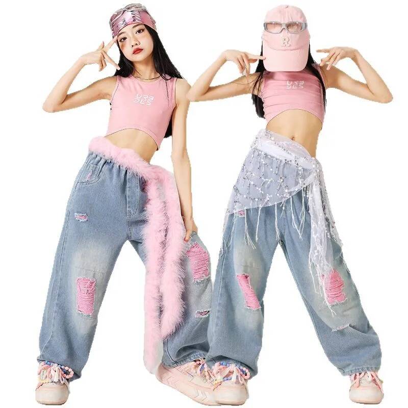 Jazz Dance Performance Costume – Street Fashion Outfit Girl Bewertung und Preis