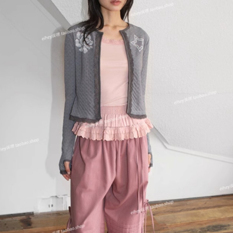 Japanese Lace Splicing Solid C – Street Fashion In Japanese Bewertung und Preis