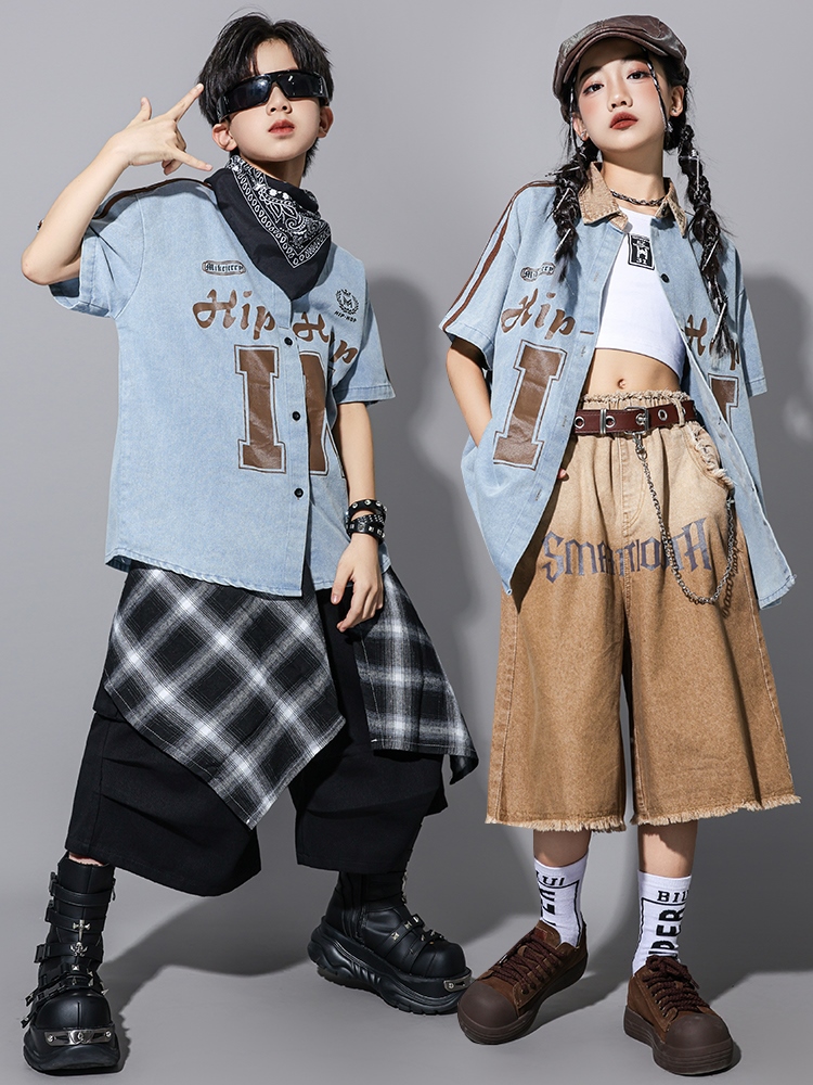 Girls Hip Hop Dance Costume Bo – Street Fashion Outfit Girl Bewertung und Preis
