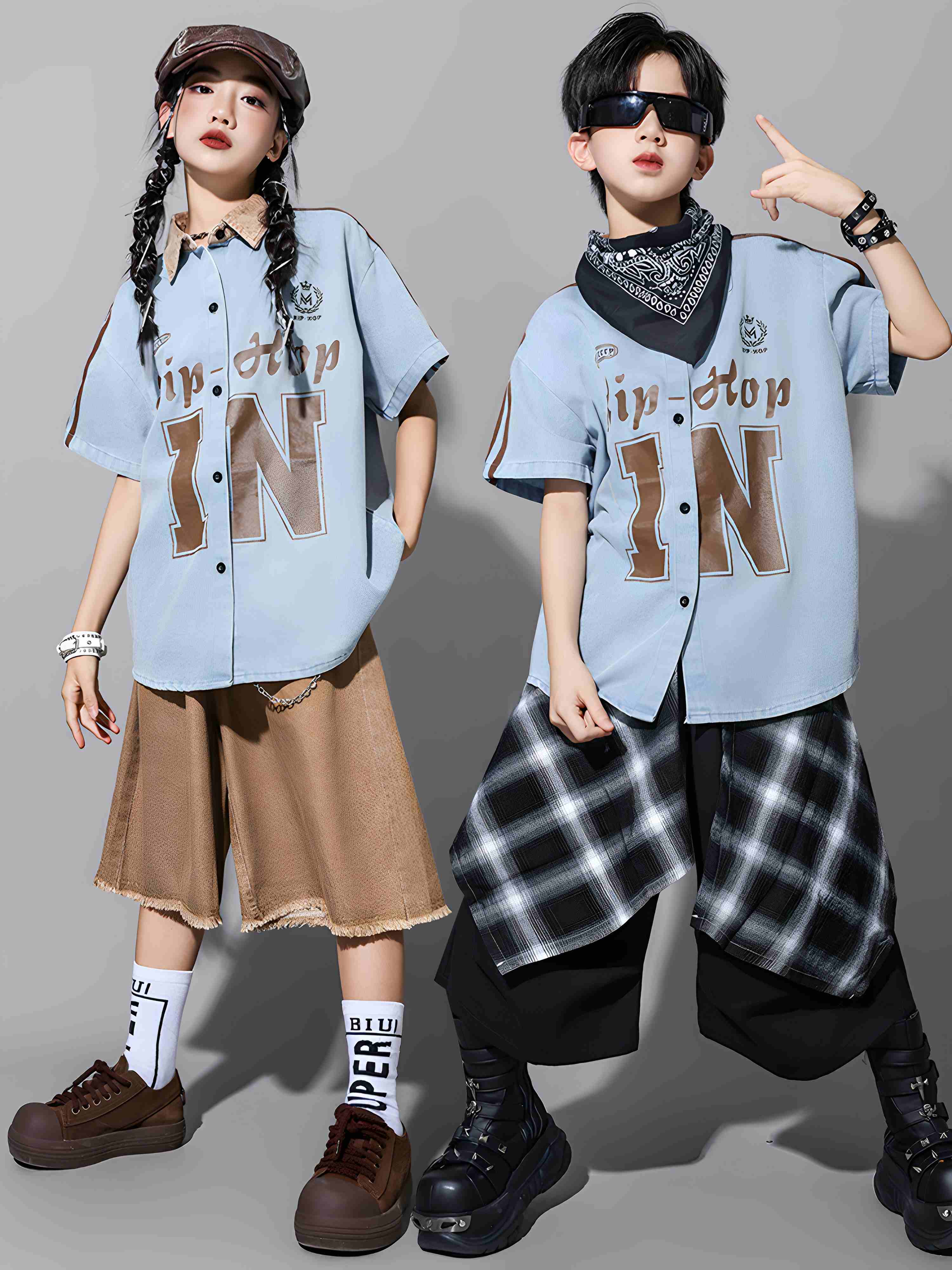 Girls Hip Hop Dance Costume Bo – Street Fashion Outfit Girl Bewertung und Preis