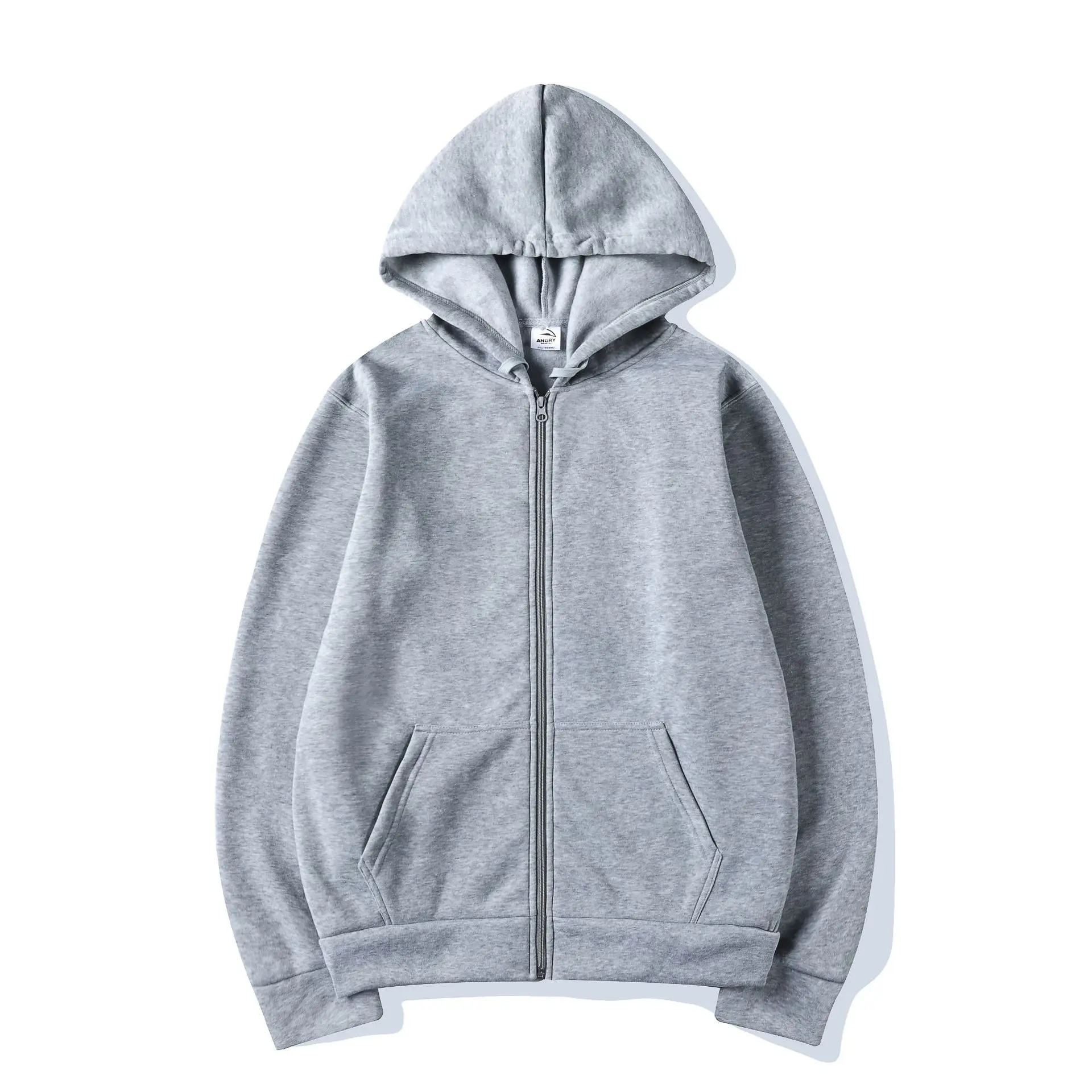 High Street Hoodie Men Solid C – Street Fashion Zip Up Hoodie Bewertung und Preis