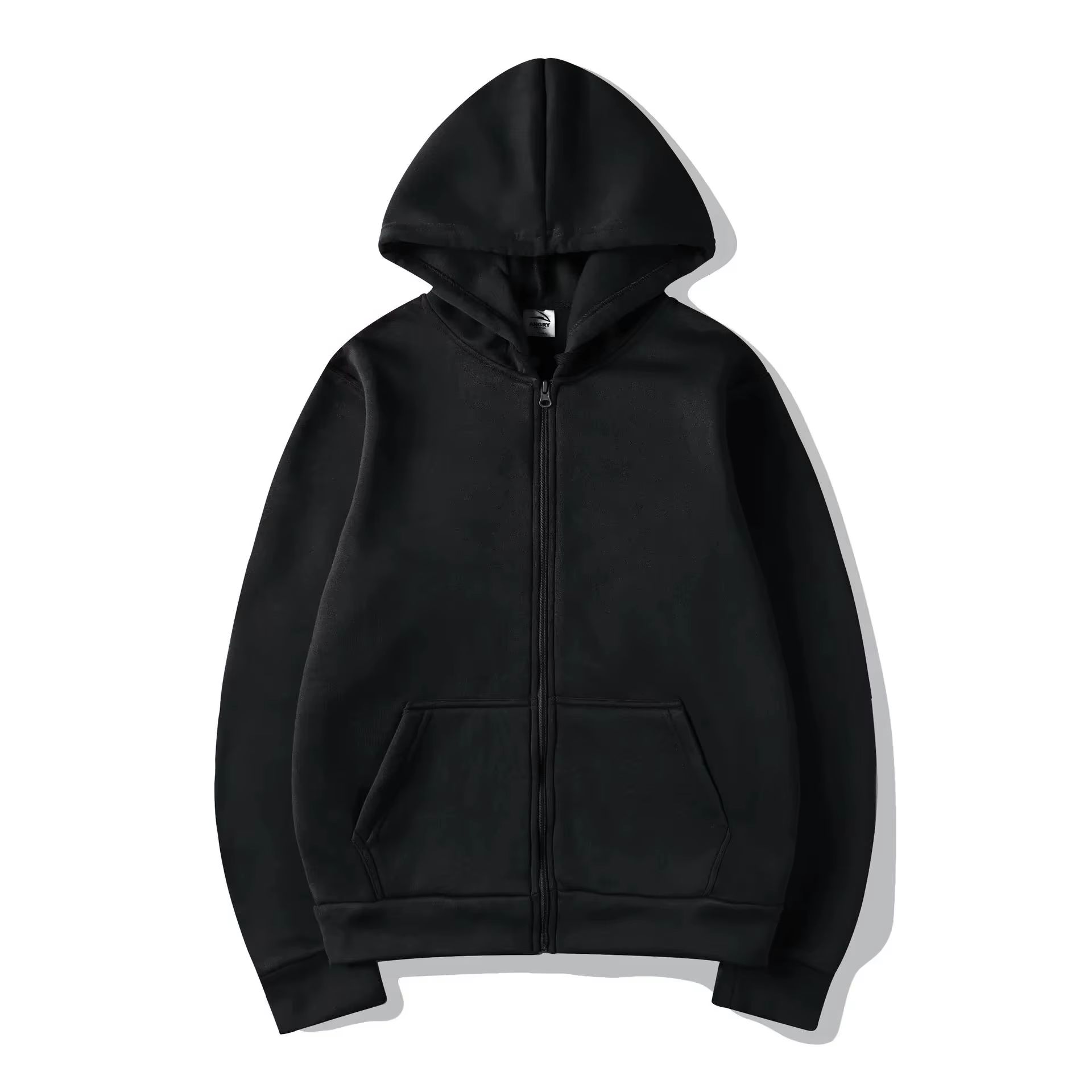 High Street Hoodie Men Solid C – Street Fashion Zip Up Hoodie Bewertung und Preis